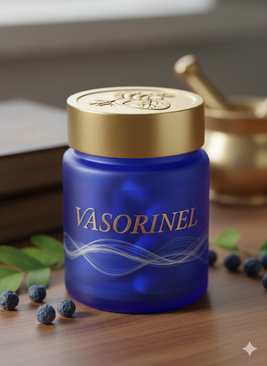 Vasorinel dietary supplement bottle